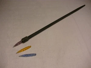 Glasfedern Federhalter Holz Füller Schreibfeder Gablonz Lauscha Tinte Tusche alt - Bild 1 von 9