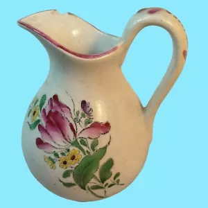 Antiker Luneville Krug Vase Frankreich Vintage Shabby Distressed Landhaus Landhaus - Bild 1 von 9
