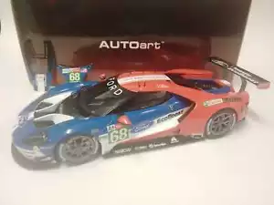 Autoart Ford GT #68 Hand- Muller - Bourdais 24h Le Mans 2019 1/18 81912 - Foto 1 di 3