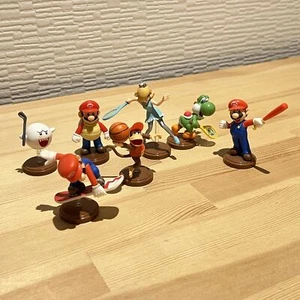 Super Mario Bros mini figure set 7 figures used from Japan - Picture 1 of 4
