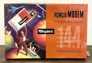 Megahertz PCMCIA Modem With XJACK Connector 14.4/14.4 Kbps NEW Sealed - Picture 1 of 4