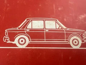 Fiat 128 Livret Voiture Utilisation Entretien Italien Original Vintage - Picture 1 of 10