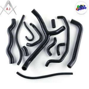 Kit de mangueras de silicona interceptor 2002-2008 negro para Honda VFR800 VFR 800 FI/VTEC - Imagen 1 de 4