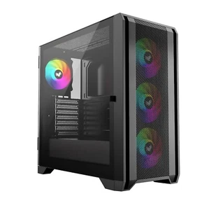 PC GAMING COMPUTER CASE - E/ATX, FULL TOWER - 4 ARGB PWM FANS - iONZ GE336F V2 - Picture 1 of 7