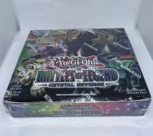 YuGiOh! Battles of Legend - Crystal Revenge 1st Ed Booster Box Sellado 24 Paquetes - Imagen 1 de 5