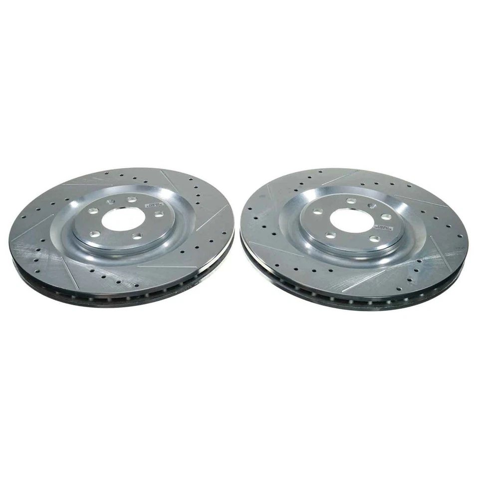 Juego de discos de freno traseros EBR1695XPR Powerstop 2 ruedas para Audi S6 A8 Quattro S8 Q7 Foto 1 de 1