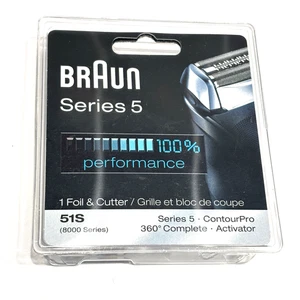 Braun Series 5 51S Foil & Cutter Replacement ContourPro 360 Complete Activator - Picture 1 of 2