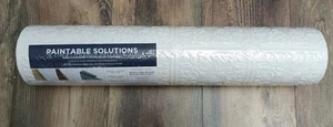 Vtg Roll Designer Paintable Textured Wallpaper 56sq ft Tin Ceiling Tiles-98897 - Picture 1 of 15