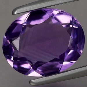 Abbagliante! Pietra preziosa ametista 2,26 ct 10 x 8 mm ovale naturale non trattata viola, Uruguay - Foto 1 di 4