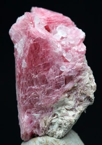 RHODONITE QUARTZ Crystal Mineral Cluster Specimen Natural Healing Pink PERU - Picture 1 of 4