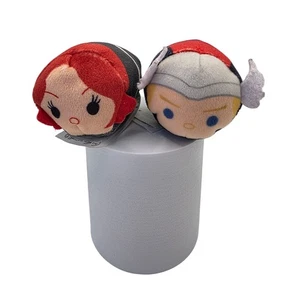 Disney Tsum Tsum Marvel Avengers Schwarze Witwe Thor Plüsch Set Kinder 3 Zoll/KK - Bild 1 von 4