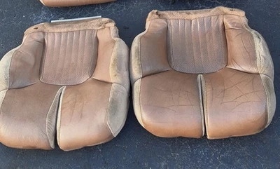 1990 Pontiac Turbo Grand Prix McLaren  - FRONT SEAT BOTTOMS -TAN LEATHER - Изображение 1 из 3