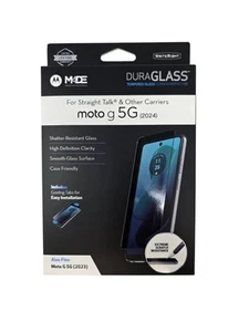 Duraglass 100105847 Tempered Glass Screen Protector for Motorola moto g 5G 2024 - Photo 1 sur 6