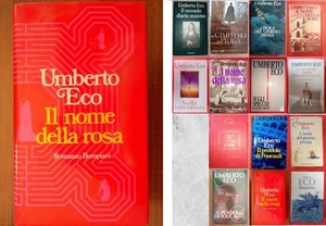 U. ECO, IL NOME DELLA ROSA, prima edizione Bompiani 1980. Usato, e altri titoli - Foto 1 di 24