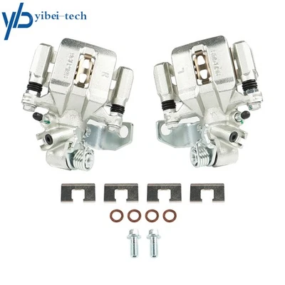 Pinzas de freno traseras con par de soportes 2 para Acura ILX CSX 2006-2015 Honda Civic Foto 1 de 4
