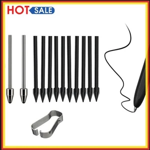 Tips Replacement with Clip Tablet Pencil Spare Nibs for Samsung Tab S7 S8 S9 Pen - Afbeelding 1 van 11