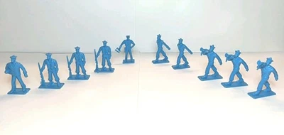 10 SOLDATINI STARLUX MARINAI  1/32 NO ATLANTIC NO AIRFIX NO BARAVELLI NO NARDI - Immagine 1 di 4