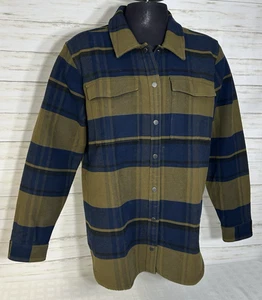 Duluth Trading XL Women AKHG Plaid Crosshaul Overshirt Jacket Shirt THICK HEAVY - Picture 1 of 16