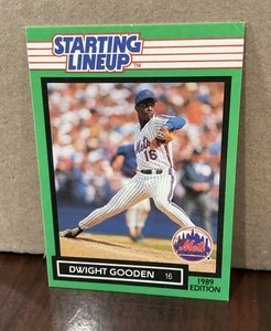 Tarjeta de alineación inicial Kenner 1989 DWIGHT GOODEN - NEW YORK METS - Imagen 1 de 2