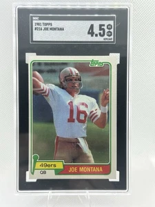 1981 Topps Joe Montana Rookie RC #216 SGC 4.5 - Picture 1 of 2