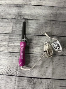 Beachwaver Pro S” Rotating Ceramic Curling Iron BW1136 Silver Tested Works - Picture 1 of 7