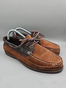 Ralph Lauren Shoes Mens 9D Brown Loafers Suede Polo Casual Dress Collegiate - Picture 1 of 9