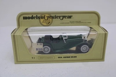 Modelos Matchbox de antaño Y1 1936 Jaguar SS100 Foto 1 de 4
