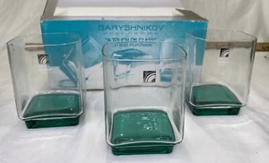 3 Baryshnikov pour homme A TOUCH OF GLASS, Teal Made in Italy With Box NOS - Bild 1 von 15