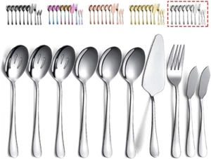 Servierlöffel 10 Stück, Servierutensilien, Servierset inkl. 3 Servierlöffel - Bild 1 von 12