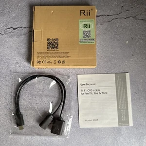 Rii F1 Micro USB Host OTG Adapter Cable Micro USB to USB For Smart TV - NEW - Picture 1 of 8