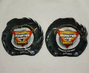 MONSTER JAM MINI CHASE "CLEAR MOHAWK WARRIOR " & "NEON MAX-D" NEW UNOPENED 1/87 - Picture 1 of 3