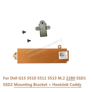 M.2 support de montage SSD dissipateur de chaleur couvercle caddie bouclier pour Dell G15 5510 5511 5515 - Photo 1/9