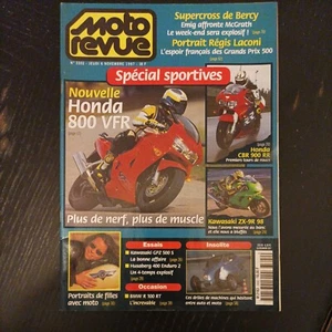 MOTO REVUE 3302 HONDA CBR 900 RR Fireblade VFR 800 BMW R100 RT KAWASAKI GPZ 500 - Imagen 1 de 2