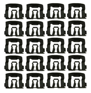 New! Ford Windshield & Rear Window Trim Molding Clips 1965 - 1993 Lot Set of 20 - Picture 1 of 6