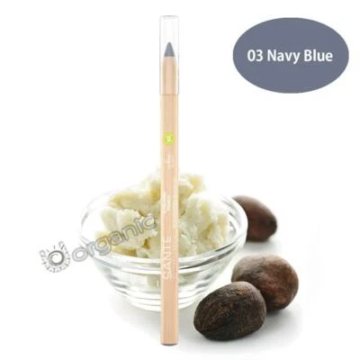 Lápiz delineador de ojos natural orgánico Sante 03 azul marino 1,14 g para ojos sensibles Foto 1 de 3