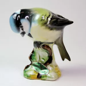 Beswick Blue Tit Bird Figurine First Version Model Number 992A Original Sticker - Bild 1 von 5