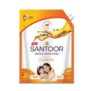 Santoor Classic Gentle Hand Wash with Natural goodness of Sandalwood & Tulsi - Picture 1 of 9