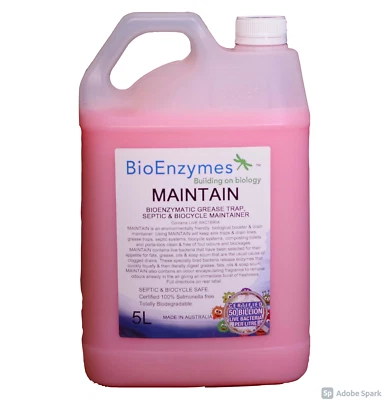 BioEnzymes MAINTAIN Enzyme Septic Booster, Grease Trap & Drain Maintainer - image 1 of 4