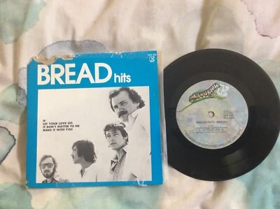 Bread Hits EP If Let Your Love Go It Don’t Matter To Me 7” Vinyl Picture Cover - Image 1 of 2