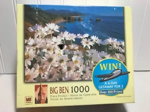Big Ben 1000-teiliges Puzzle Blumen im Ecola Park oder USA 2003 versiegelt neu, alter Bestand - Bild 1 von 5