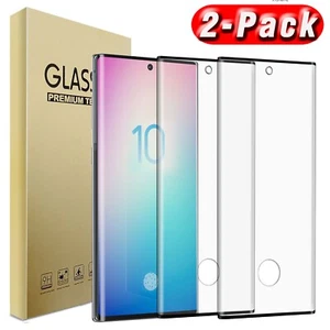 Für Samsung Galaxy Note 10 Plus 5G Klar Full Hartglas Displayschutzfolie - Bild 1 von 14