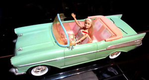1988 BARBIE Turquoise 1957 Chevy Bel Air Convertible Vintage