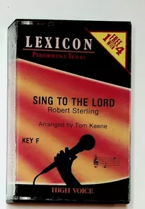 1984 Lexicon Key of F Performance & Rehearsal Cassette Tape Sing To The Lord - Picture 1 of 2