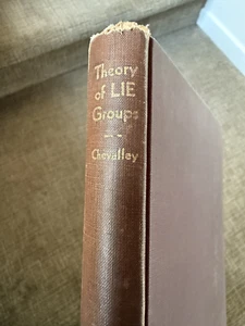 Claude Chevalley / Theory of Lie Groups I 1950 - 2nd printing - Imagen 1 de 7