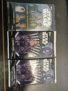 2 STAR WARS: ROGUE ONE, SERIES #1 TRADING CARDS 1 PACK OF Mission Briefing. - Picture 1 of 6