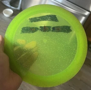 Metal Flake Innova Champion Katana, Thrown For A Few Rounds, Awesome Green, 176g - Picture 1 of 4