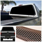 22"X 65" Large Black Truck Van Rear Window Perforated Decal Tint Graphic Sticker