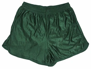 Pantaloncini da corsa in nylon verde scuro di Don Alleson - Uomo Large - Foto 1 di 3