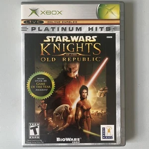 Star Wars Knights of the Old Republic Xbox 2003 CIB Complete Manual & Reg Card - Picture 1 of 4