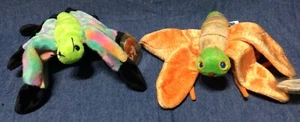 Two Beanie Babies Float the Butterfly and Glow the Firefly - Picture 1 of 3